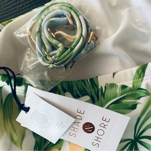 Women's Bandeau Tie-Front Cut Out One Piece Swimsuit - Shade & Shore™ - Picture 11 of 12